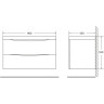 Тумба Rovere Nature 89,6 см BELBAGNO MARINO MARINO-900-2C-SO-RN-P